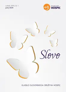 Naslovnica glasila: bele papirne metuljčke ob napisu »Slovo«.